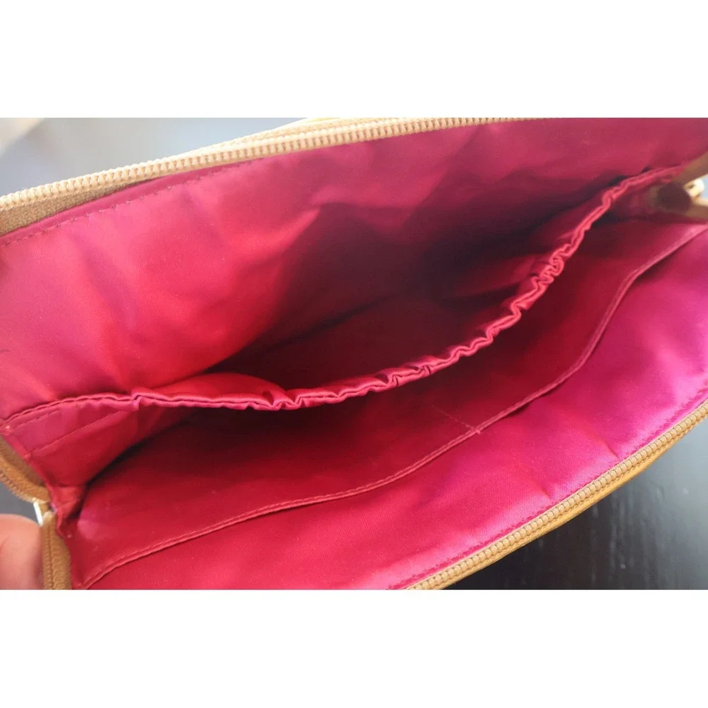 Coach Legacy Multicolor Stripe iPad Tablet Case Satin Y2K Gold Trim